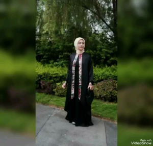 EndoModa Zalfa Dress Gamis Hitam Polos