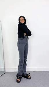 Celana Jeans Wanita - Cutbray Jeans Wanita Highwaist hangover Vol.2