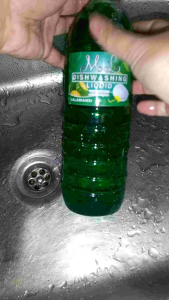 Customized Waterproof Vinyl Sticker Label for Dishwashing Liquid