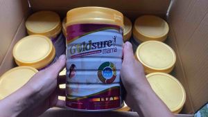 Sữa bột Goldsure Mama (mẫu mới) - dành cho mẹ bầu và cho con bú (lon thiếc 900g) hàng chính hãng date mới nhất