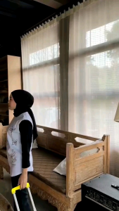 Kaosinn - Kaos Wanita Nameera Motif Kupu-Kupu | Lengan 7/8 Kombinasi Warna | Bahan Combed 20s | Nyaman & Cantik | Bisa seragaman