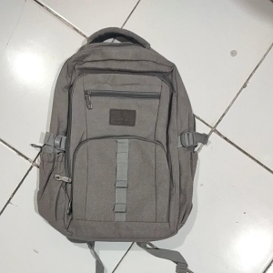 Polo Land Tas Ransel Kanvas Size 18 Inch Tas Backpack Kanvas Tas Sekolah Kanvas Tas Keren Kanvas Tas Pria Kanvas Tas Wanita Kanvas Tas Ransel Kanvas Multifungsi Slot Laptop 8025