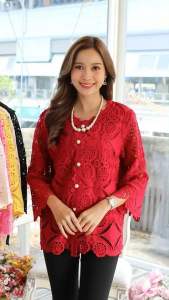 เสื้อลูกไม้กระดุมหน้าปลดได้ อก40-44นิ้วอก46-48นิ้ว ใส่ได้ งานฟรีไชส์