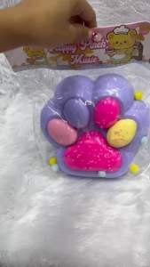 🐾✨ (พร้อมส่ง) ทาบะสกุชชี่..ของเล่นคลายเครียดลายอุ้งเท้าแมวสุดคิวท์! ✨🐾