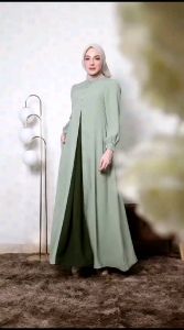 Lubi Ayudia Dress Terbaru Gamis Cantik Mewah Elegante