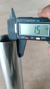 Pipa Bulat Stainless OD 381 mm ID 351 mm Tebal 15 mm Panjang 20 cm