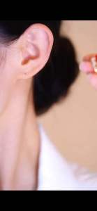 A43 (Beli 2 dapat bonus) COD Anting tulip manis merah titanium original