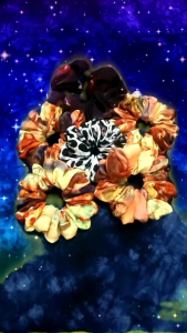 Scrunchies Hair Tie Hairband Fashion Shiny Girls