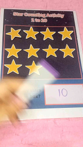 Laminated Stars Counting Activity | Educational Acitvity