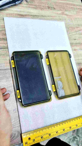 B010 - Ajing Fishing Lure Box/Portable Baits Box/Double Sides Box/Fishing Lures boxFoam/Ultrathin Fishing Tackle Box(1SET) Kotak Pancing