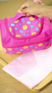 Smiley Series Tas Bekal kotak Makan Botol Free Sendok Garpu Lunch Box Set