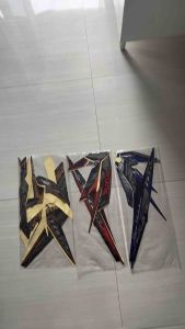 STIKER STRIPING LIS LES BODY SUZUKI SATRIA FU F150 2012 2013 SE SPESIAL EDITION HITAM GOLD