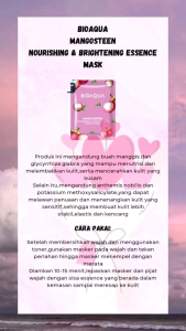 BIOAQUA Mangosteen Nourishing & Brightening Essence Mask