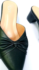 sendal wanita slop mules hak tahu 5cm terlaris (SS01) - SILUGAY SHOES