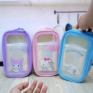Tempat Pensil Sanrio / Kotak Pensil Hello Kitty Melody / Pensil Case Cinnamoroll Kuromi / Tempat Serbaguna Lucu