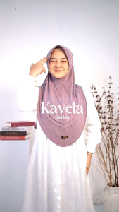 KAVELA Daffi Hijab Terbaru Mutiara Best Seller Jilbab Instan