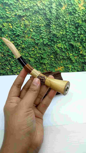 empu craft padutan once pipa kayu kemuning gading model terompet A495