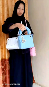 Tas SRUT WANITA SUDEL MOTIF TIMBUL korean style