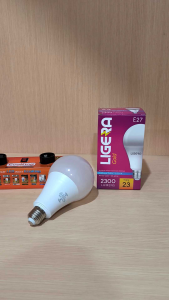 Paket 4 PC Lampu LED LIGERA Gold 23W Cahaya Putih 6500K