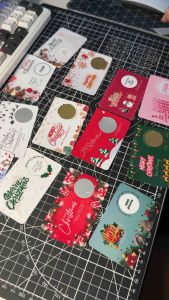 Madebymae Surprise Christmas Gift Scratch Card | sold by 10s