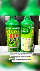 GAZA TEMBAKAU BOOMBASTIS 1 Liter Nutrisi tanaman Tembakau menaikkan rendemen dan kwalitas daun tembakau