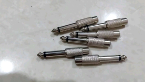 Jack Jek Akai To RCA / Sambungan Jek Mic Gitar / Converter Jack 65mm To RCA
