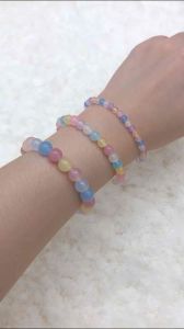 ⭐️Ready stock ⭐️有存货Natural Morganite Crystal 天然摩根玉髓手串