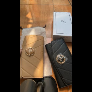 [HCM]ví dài nữ lyn da chần viễn xích siêu sang túi clutch womens wallet bóp nữ