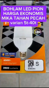 BOHLAM LED / LAMPU LED PION 5W-40W