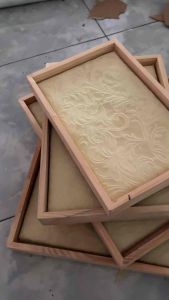 Alas Seserahan Pernikahan Kain Embos dengan Stryofoam