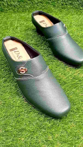 D&f 02 | Sepatu Bustong Wanita Hak Wedges 5cm Warna Hijou