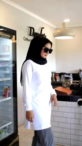 Tunik Polos Bahan Cotton Combat 20 s by Deefas