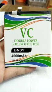 BATERAI VC DOUBLE POWER BN31/REDMI NOTE 5A/REDMI 52/REDMI 5X/MI AI/ BATTERY BATRE
