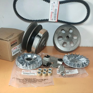 paketan komplit cvt Mio M3 pully+vanbelt+rumah roller Assy+kipas roller  Mio GT soul GT 125 X-Ride