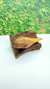 Cangklong Once pipa kayu kelor emas model unik dan antik minimalis F95