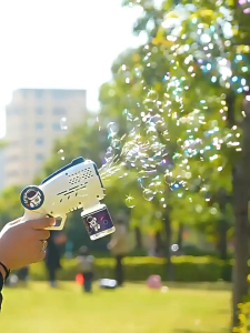 Mainan Anak Gelembung Pistol Bubble Sabun Otomatis  Mesin Tembakan Bubble Gelembung Anak CUTE SPACE SERIES BUBBLE BTC-3034 BabyToys