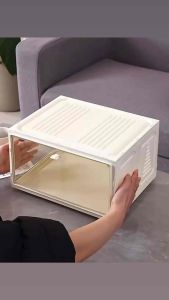 Hecca DODO Kontainer Penyimpanan dengan Tutup Container Acrylic Organizer Box Storage Serbaguna