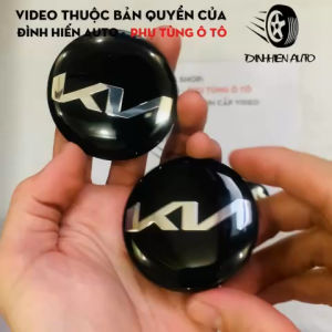Logo chụp mâm (logo lazang) xe KIA kích thước tổng thể 58mm tạo sang trọng cho mâm bánh xe
