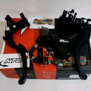 HANDLE MASTER REM KTC RACING & KTC KYTACO BLACK SERIES CNC + 1TABUNG PNP BEBEK MATIC RX KING/ VARIO/ LEXI/ NINJA R/ NINJA RR/ NINJA150/ NINJA250/ VIXION/ AEROX/ BEAT/ R15 R25/ CB150R/ CBR 150 250/ SCOOPY/ FINO DLL UNIVERSAL