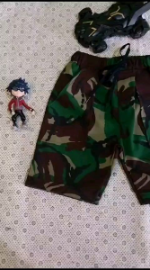 celana pendek motif loreng anak laki-laki umur 2-9thn