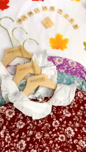 HOME DRESS ANAK BAHAN RAYON - NAMI DREES WARNA MAROON BY ASYMAH