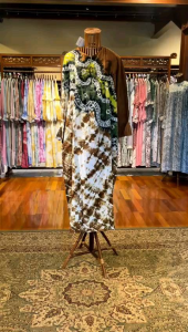 Viola Square by Dian Pelangi: Limited Edition Gamis Homey Dress Rayon Elegan & Modis