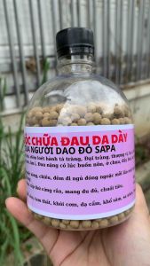Dạ dày 100% viên mộc thảo dược dao đỏ SAPA - Chữa đau dạ dày mãn tính viêm loét đại tràng thượng vị hạ vị đầu cuống dạ dày. Thường xuyên đau bụng đau thường xuyên âm ỉbuồn nôn  ợ hơi đầy hơi khó tiêu phân sống nát kiết lỵ - Đặc Sản Tây Bắc 333