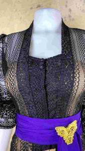 Setelan Kebaya Korean Lace Lengan Kerut: Elegan & Unik