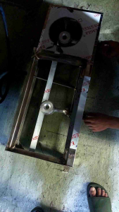 2in1 burger grill with single stove