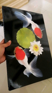 Poster gambar ikan koi ukuran A3 hiasan dinding bingkai kayu dekorasi rumah Pajangan lukisan cetak foto gambar ikan arwana gambar bawah laut gambar terumbu karang Walldecor Home Decor  Dekorasi Poster