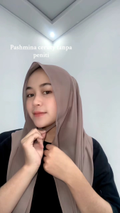 Jilbab Pashmina Instan Karet / Jilbab Pashmina Instant Ceruty Karet Tanpa Pentul