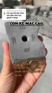 Con Kê Bê Tông D5 (Cao 45-60mm) – 1 Bao 67 Viên | Kê Móng Giằng Móng Nhà Cao Tầng | Cường Độ Cao