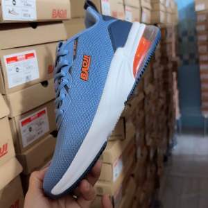 รองเท้าผ้าใบผู้ชายแบรนด์บาโอจิ(Baoji) 100% เบาสุด - รุ่น BJM666 สีน้ำเงินส้ม 41-45 ราคา 790 ฿ (ส่วนลด 1590 ฿)