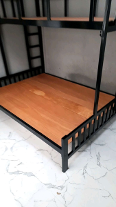 เตียงเหล็ก 2 ชั้น / บน 3F ล่าง 5F มีพื้นไม้อัดให้พร้อม / สินค้าเมืองไทย